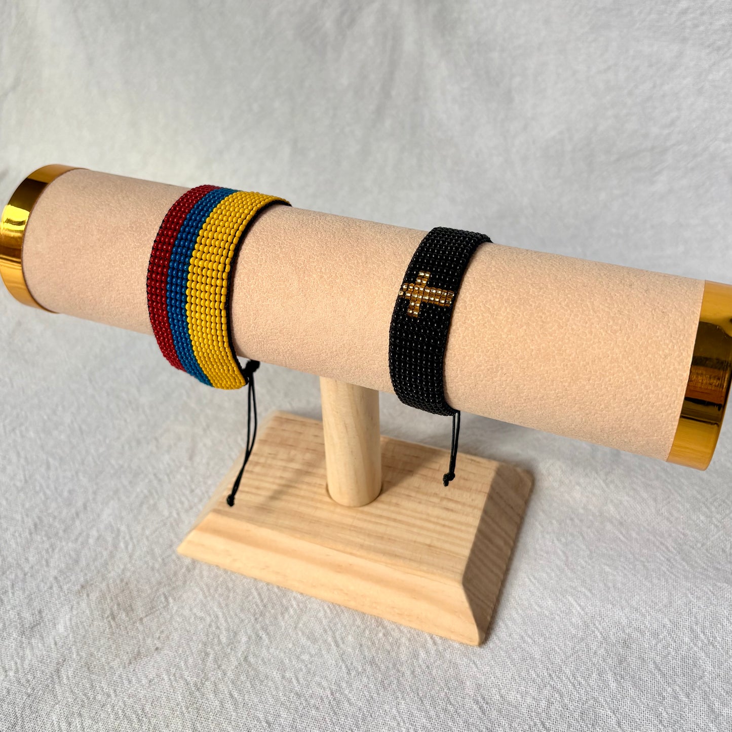 Handmade Colombia Flag Bracelet