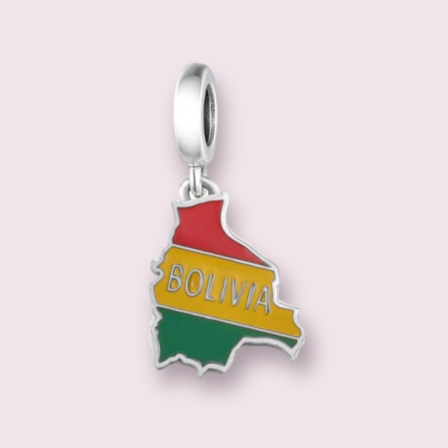 Bolivia Map Charm - Ammolato